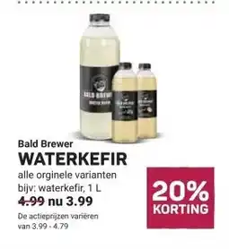 Ekoplaza Bald Brewer WATERKEFIR aanbieding