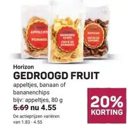 Ekoplaza Horizon GEDROOGD FRUIT aanbieding