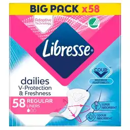 Trekpleister Libresse Dailies Normal Inlegkruisjes aanbieding