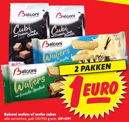 Boni Balconi wafers of wafer cubes aanbieding
