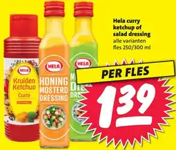 Boni Hela curry ketchup of salad dressing aanbieding