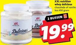 Boni XXL nutrition whey delicious aanbieding