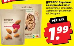 Boni Gwoon Ongebrand en ongezouten noten aanbieding