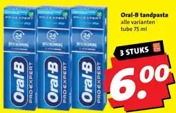Boni Oral-B tandpasta aanbieding