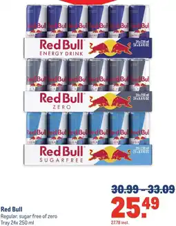 Makro Red Bull aanbieding