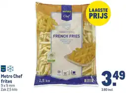 Makro Metro Chef frites aanbieding
