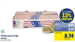 Makro Hamburgerbroodje sesam aanbieding