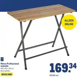Makro Metro Professional statafel aanbieding