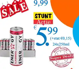 ADL markt Slammers refreshing powerdrink aanbieding