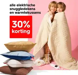 HEMA Alle elektrische snuggledekens en warmtekussens aanbieding