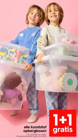 HEMA Alle kunststof opbergboxen aanbieding