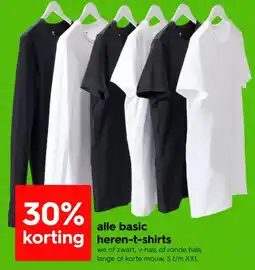 HEMA Alle basic heren-t-shirts aanbieding