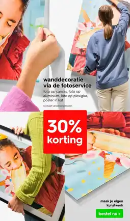 HEMA Wanddecoratie via de fotoservice aanbieding