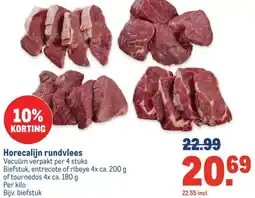 Makro Horecalijn rundvlees aanbieding