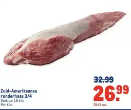 Makro Zuid-Amerikaanse runderhaas aanbieding