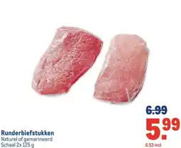 Makro Runderbiefstukken aanbieding