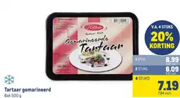 Makro Tartaar gemarineerd aanbieding