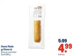 Makro Home Made grillworst aanbieding