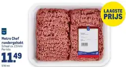 Makro Metro Chef rundergehakt aanbieding