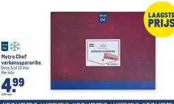 Makro Metro Chef varkensspareribs aanbieding