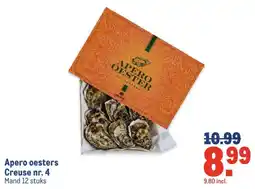 Makro Apero oesters Creuse nr. 4 aanbieding