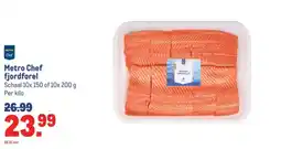 Makro Metro Chef fjordforel aanbieding