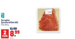 Makro Gerookte fjordforelfilet ASC aanbieding