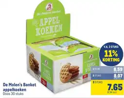 Makro De Molen's Banket appelkoeken aanbieding