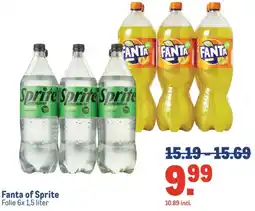 Makro Fanta of Sprite aanbieding
