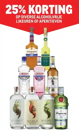 Makro Op diverse alcoholvrije likeuren of aperitieven aanbieding