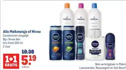 Makro Alle Melkmeisje of Nivea aanbieding