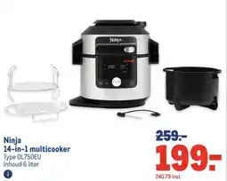 Makro Ninja 14-in-1 multicooker aanbieding