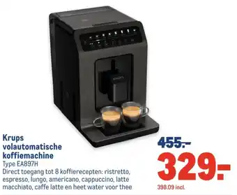 Krups volautomatische koffiemachine