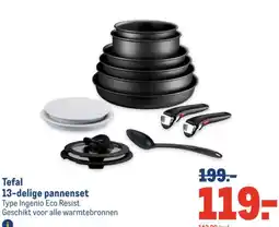 Makro Tefal 13-delige pannenset aanbieding