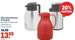 Makro Alle isoleerkannen of airpots aanbieding