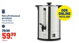 Makro Metro Professional percolator aanbieding