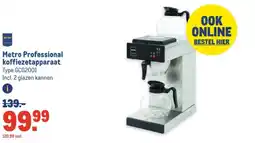 Makro Metro Professional koffiezetapparaat aanbieding