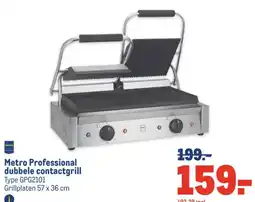 Makro Metro Professional dubbele contactgrill aanbieding