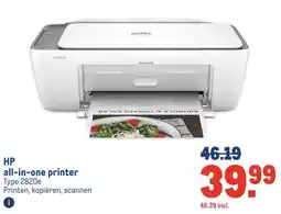 Makro HP all-in-one printer Type 2820e aanbieding
