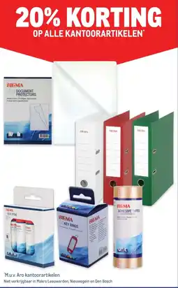 Makro Op Alle kantoorartikelen aanbieding