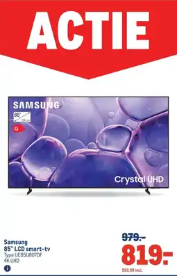 Makro Samsung LCD smart-tv aanbieding