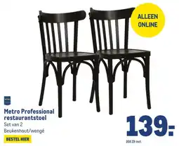 Makro Metro Professional restaurantstoel aanbieding
