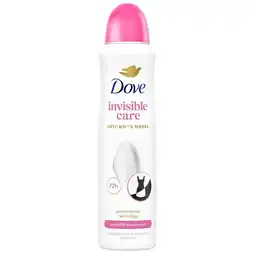 Trekpleister Dove Advanced Care Invisible Care Floral Touch Antitranspirant Deodorant Spray aanbieding