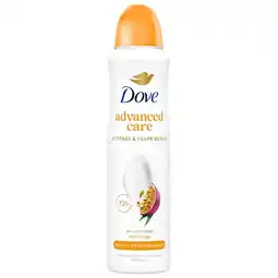 Trekpleister Dove Go Fresh Passion Fruit & Lemongrass Antitranspirant Spray aanbieding