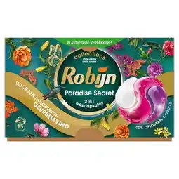 Trekpleister Robijn Paradise Secret 3-in-1 Wascapsules aanbieding
