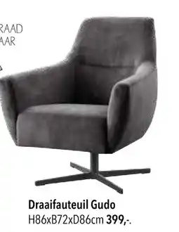 Pronto wonen Draaifauteuil Gudo aanbieding