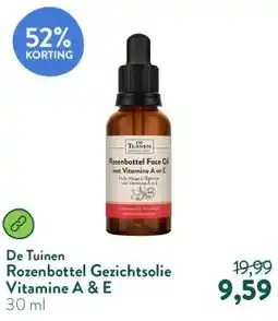 Holland & Barrett Rozenbottel Gezichtsolie Vitamine A & E aanbieding
