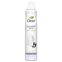 Trekpleister Dove Invisible Care Dry Deodorant Spray aanbieding