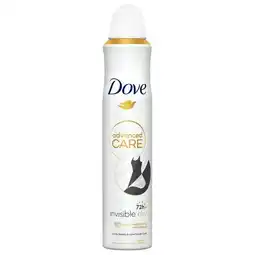 Trekpleister Dove Invisible Care Dry Deodorant Spray aanbieding