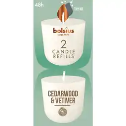 Kruidvat Bolsius Clean Light Cederwood Navulling aanbieding